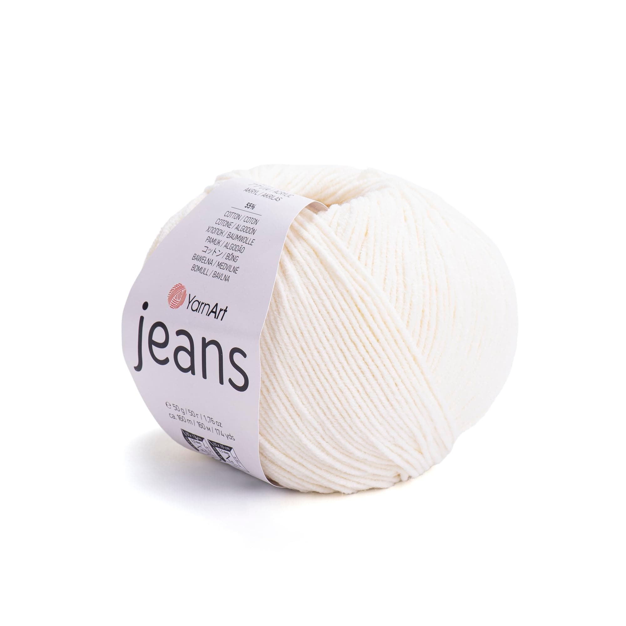 Yarnart Jeans Yarn, Amigurumi Cotton Yarn, Cotton Yarn Crocheting, Knitting Yarn, amigurumi Cotton Yarn, Turkish Yarn, 55% Cotton – 45% PAC (Poliacrylic) Color (3)