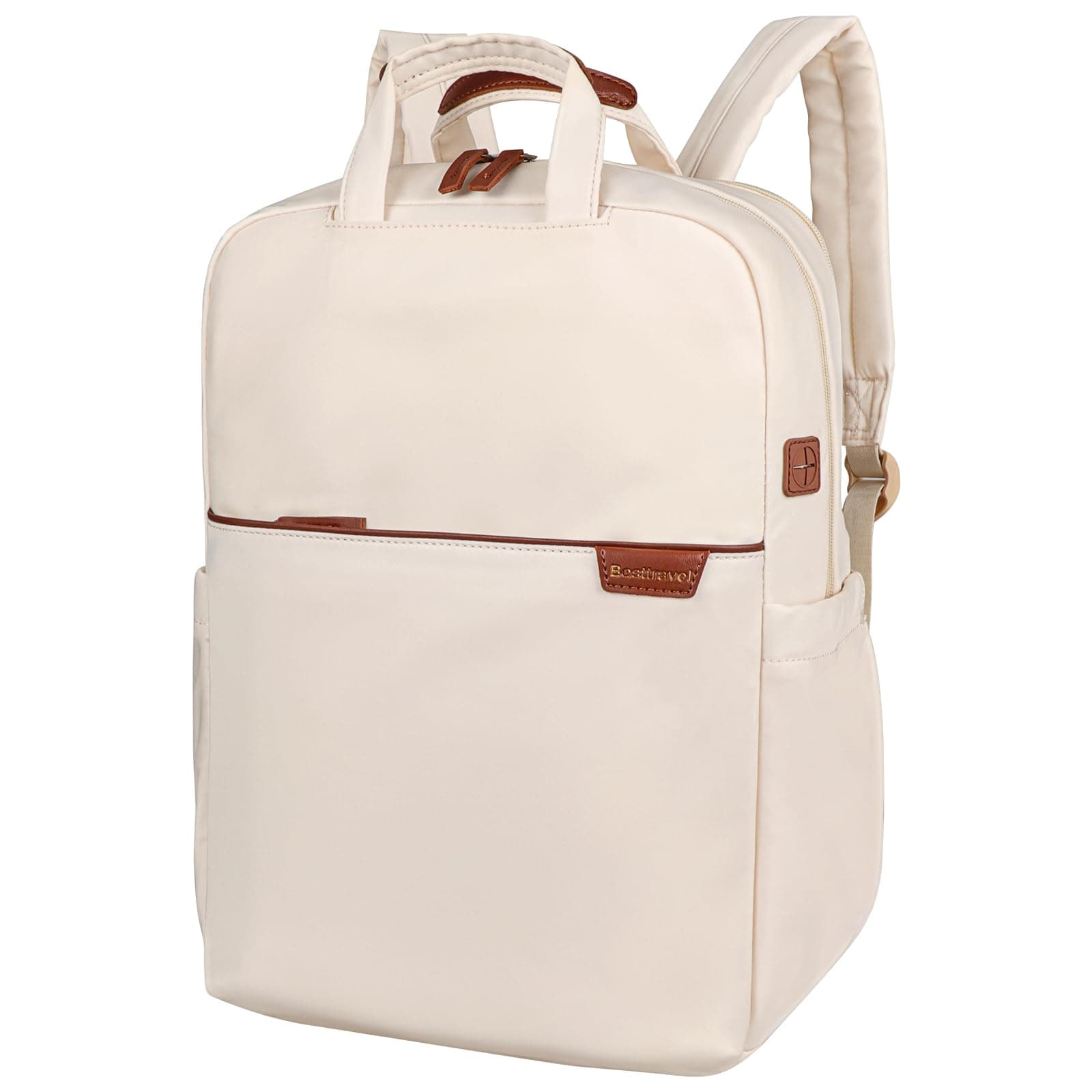 Laptop Backpack, Business Travel Backpack with Charging Port, Water Resistant Laptop Rucksack, Anti-Theft Backpack for Men Women, Fits 15.6-inch Laptop School Bag