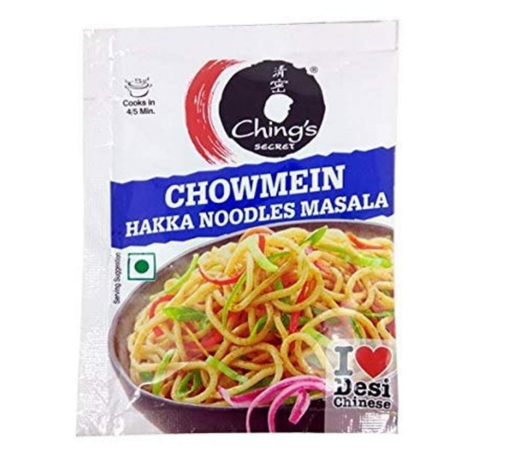 Chings Secret Chowmein Hakka Noodles Masala (Pack Of 10) Indian Snacks