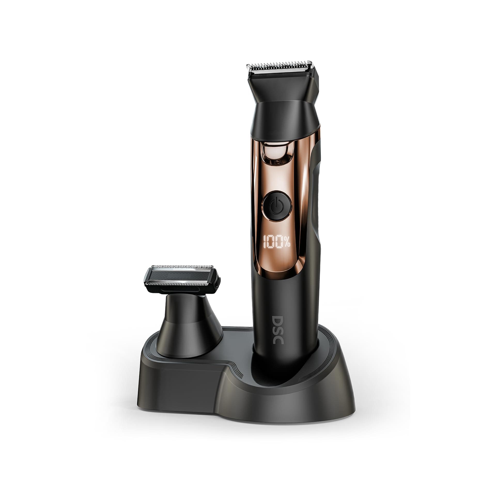 Dollar Shave Club | Double Header Electric Trimmer | Electric Razor with Beard Head & Body Grooming Head