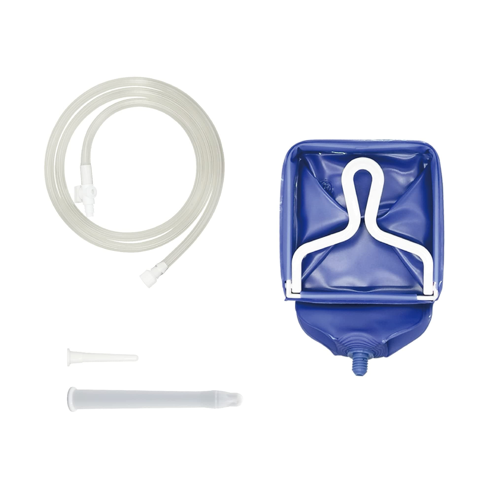 TopQuaFocus 2 L Enema Bag Kit for Constipation - Coffee Enema Kit at Home - Foldable, Portable & Reusable for Travel