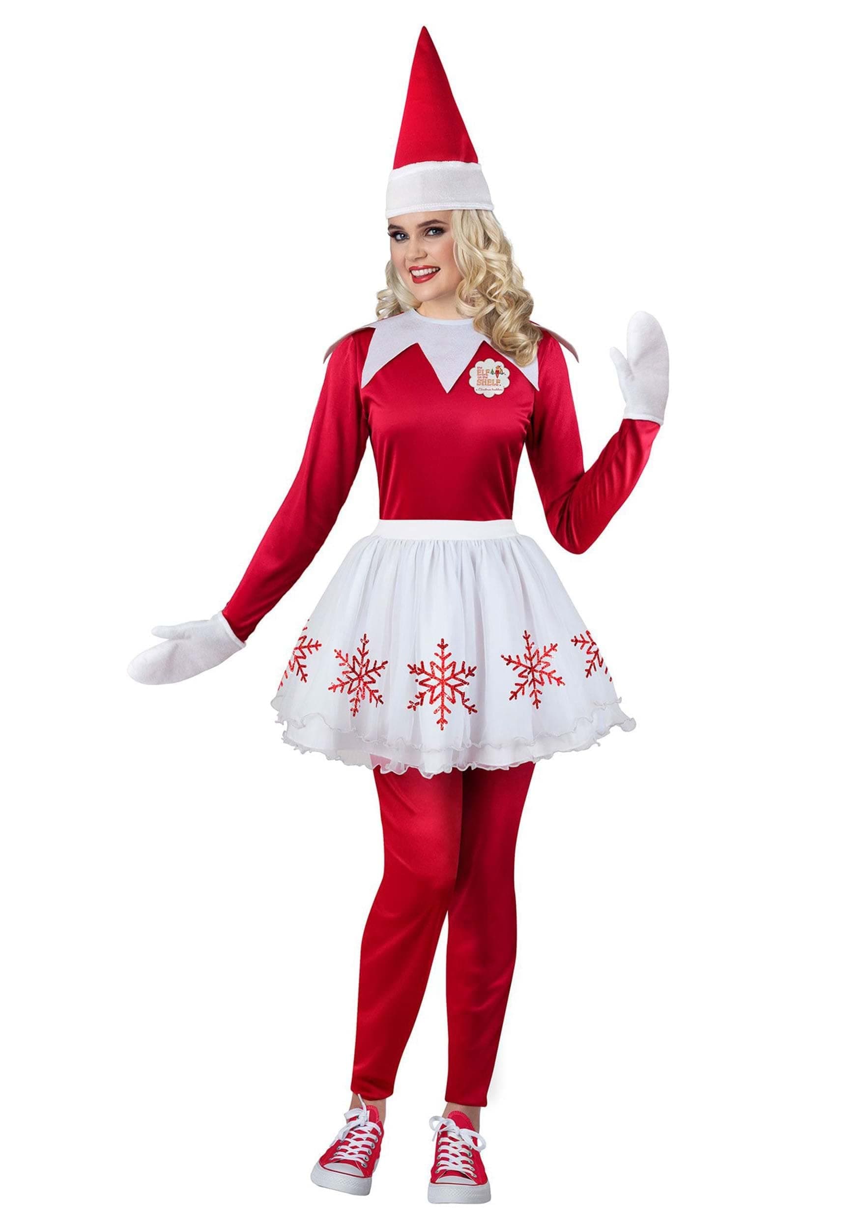 Fun WorldWomens Elf on The Shelf Costume Red