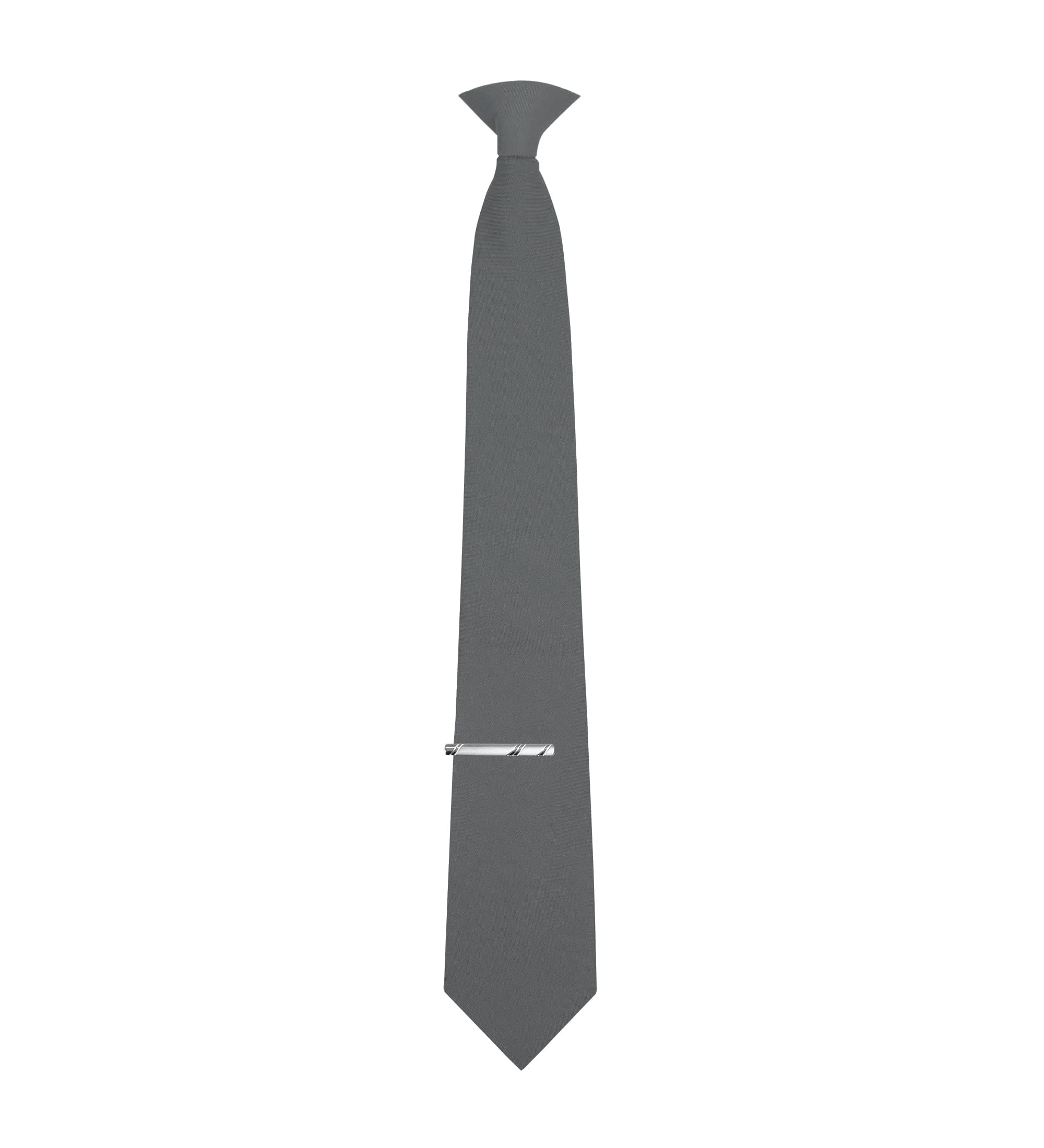 Tie G U StyleTIE G Clip on Tie for Uniform, Blade 3.25" (8.5 cm), Length 21.25" Reg and 24" E Long with Tie Clip set
