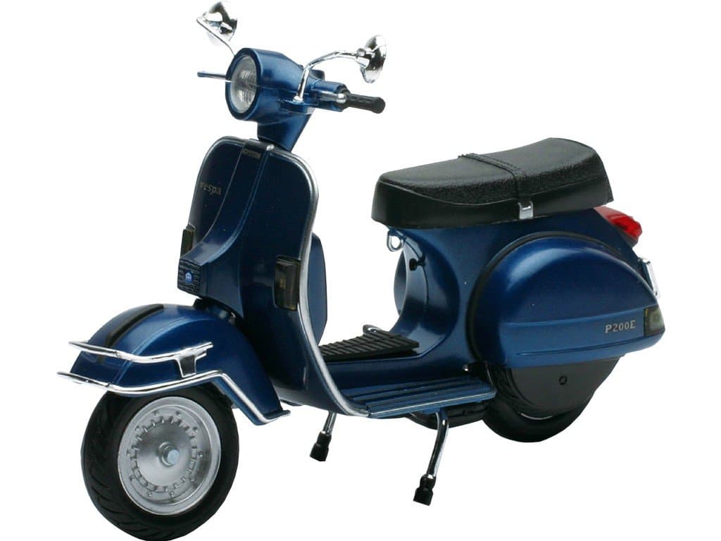 ROCKING GIFTS Vespa Mini Figure, based on design of 1978, scale 1:12, navy blue