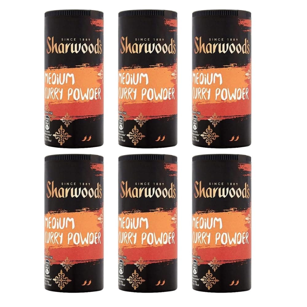 Sharwoods Medium Curry Powder 102 g (Pack of 6)