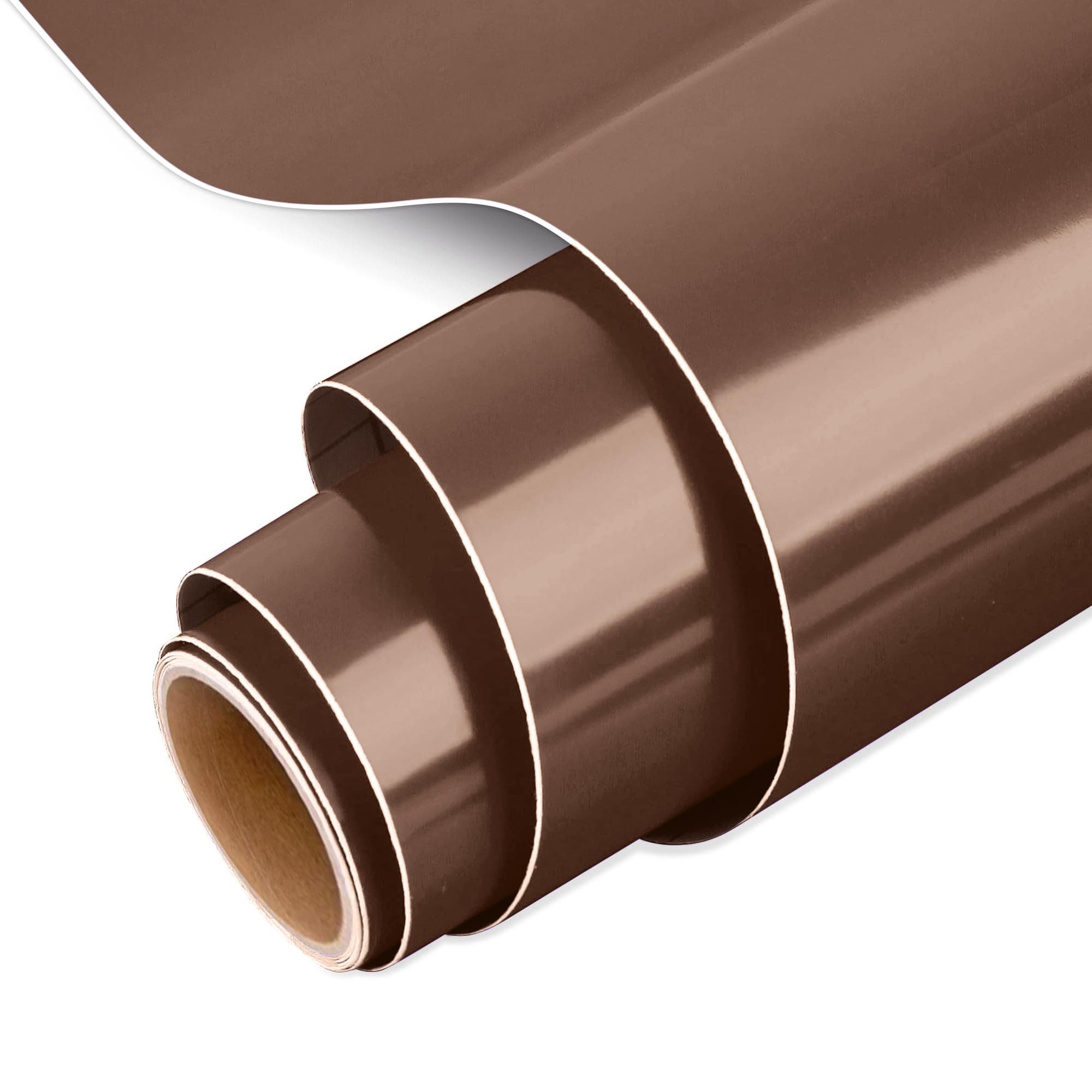 – IModeur Glossy Brown Permanent Vinyl Roll - 30.5 x 153 cm Adhesive Vinyl for Mug, Cup, Window & Home Decor, and Other DIY Projects