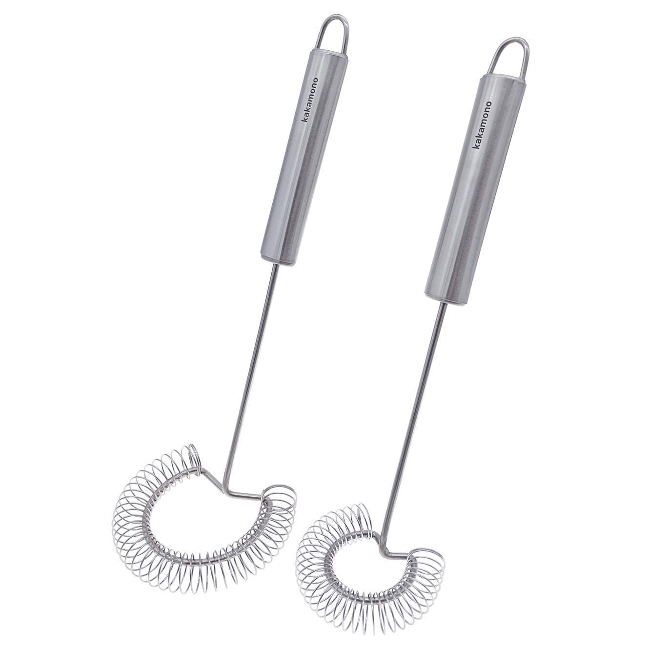 Egg Beater Stainless Surround helixSpring Coil Whisk,2pcsSet, Egg Frother, Milk and Egg Beater Blender - Kitchen Utensils for Blending,Whisking,Beating,Magic Hand Held Sauce Stirrer FrotherÃ‚¡Ã‚­