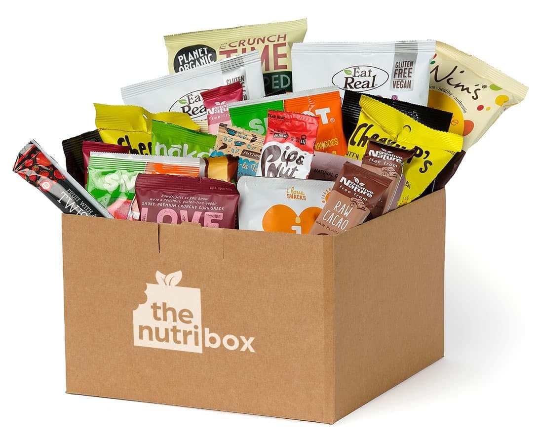 Nutribox Healthy Snack Box Vegan & Gluten Free (Large - 40 snacks)