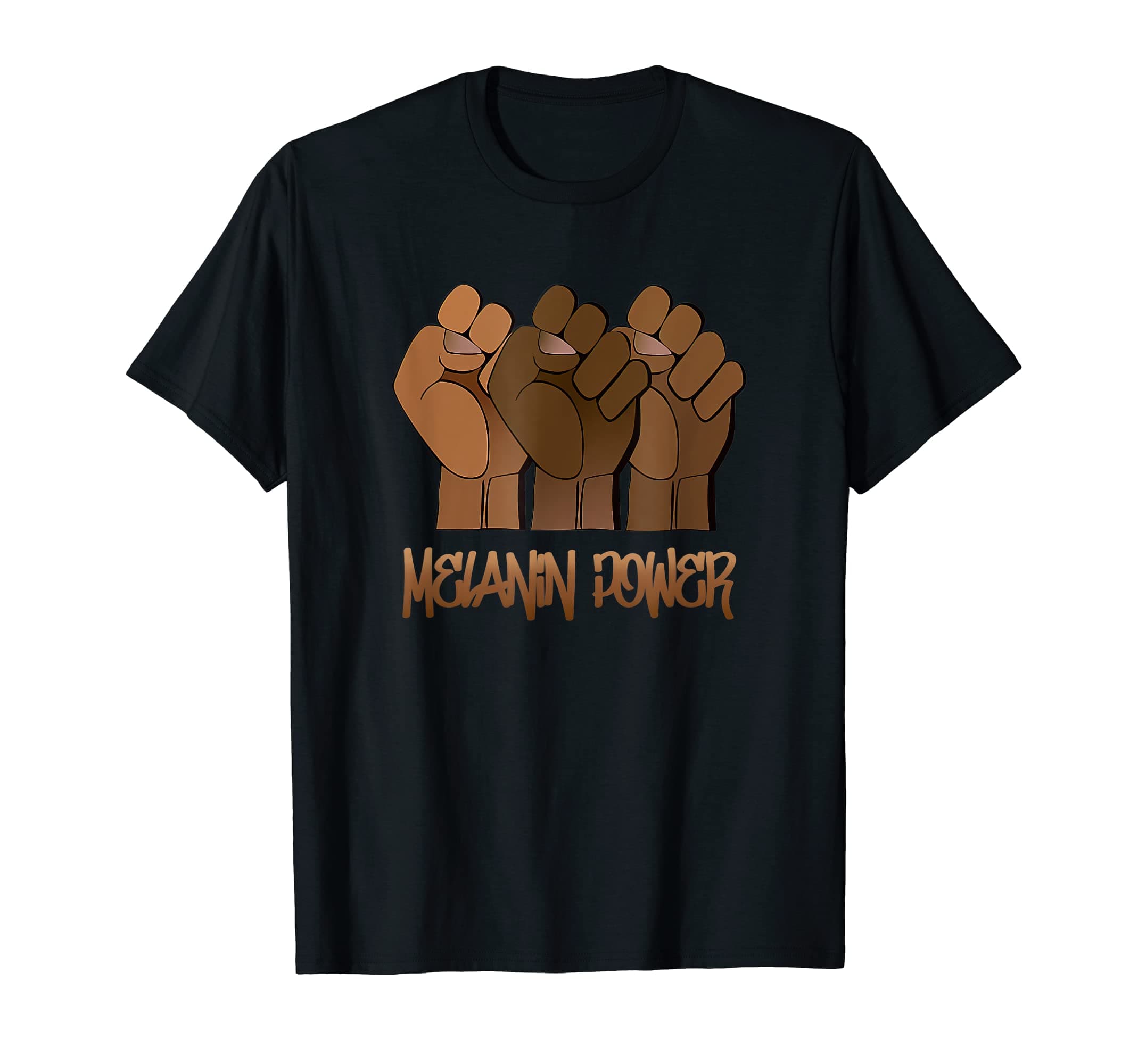 Melanin Power for Black History Month Proud People of Color T-Shirt
