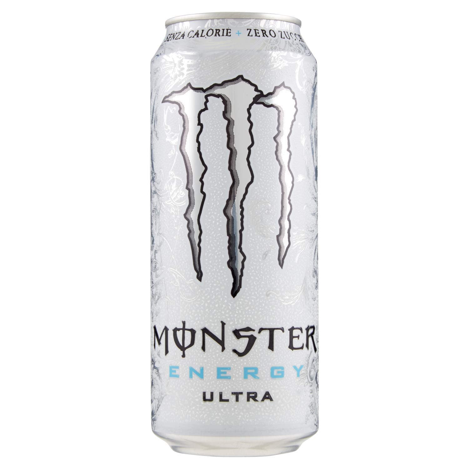 48x Monster Energy Ultra Zero Zuccheri Zero Calorie Energy Drink Without Sugar Without Calories Light Taste, not Too Sweet, Sparkling and citrusy Sports Drink 500ml Soft Drink