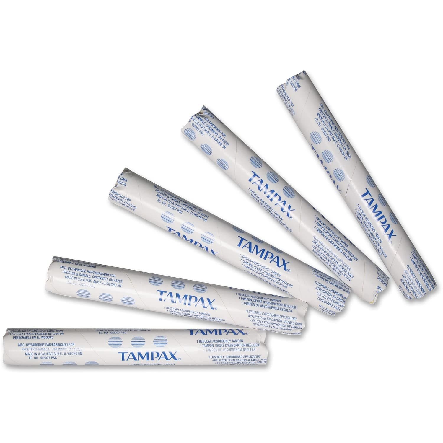 HOST500 Original Regular Tampax Tampons, Individually Wrapped