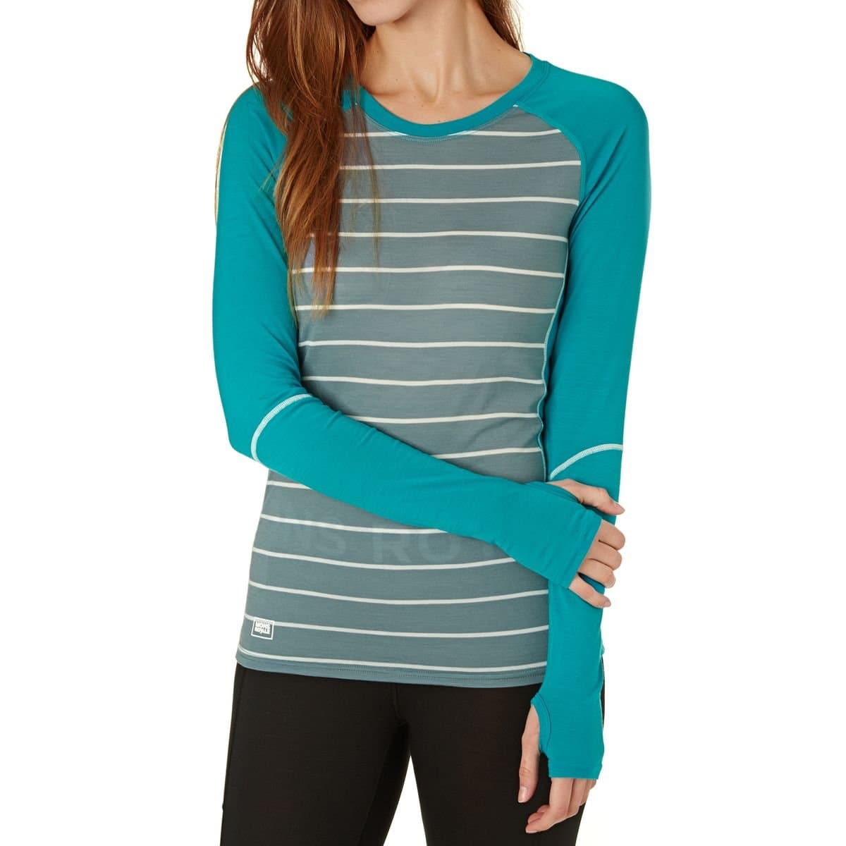 Mons Royale Women's Bella Tech Ls Geo Base Layer