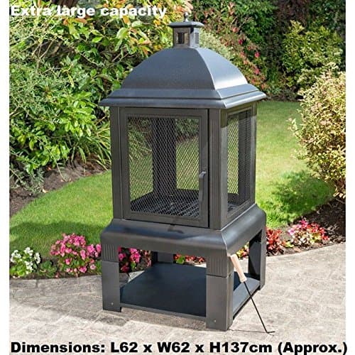 Aspen Log Burner with Log Tray with Extra large capacity & Easy access door