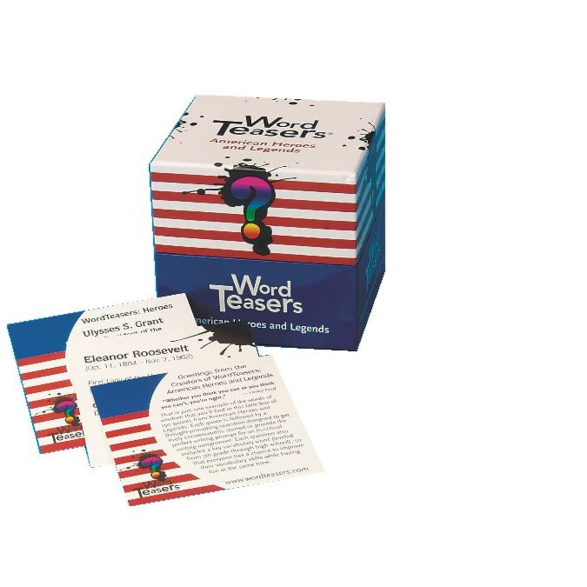 Word Teasers American Heroes and Legends Game by Elm Education