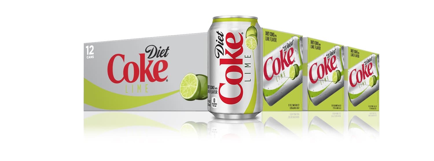 Diet Coke with Lime Fridgepack Bundle, 12 Ounce (Pack of 36)