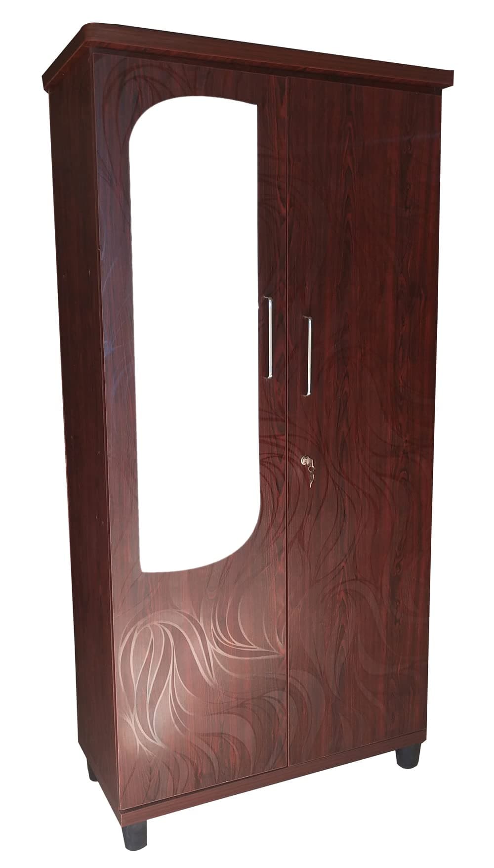 Hudson Mark - Two Door Wardrobe (75 x 36 x 17.5 inches) in Designer Color