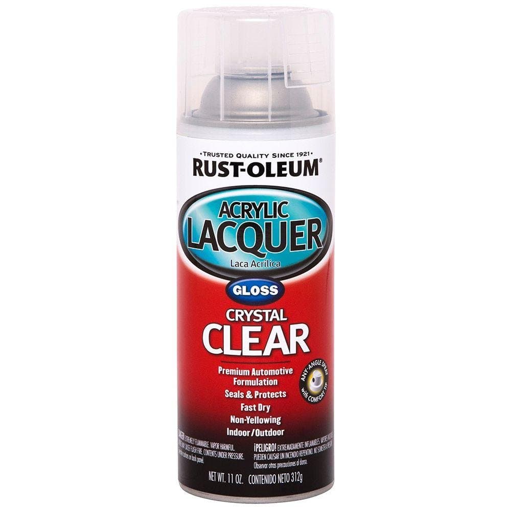 Rust-Oleum 253366 Automotive Acrylic Lacquer Spray Paint (312 g, Clear Gloss)