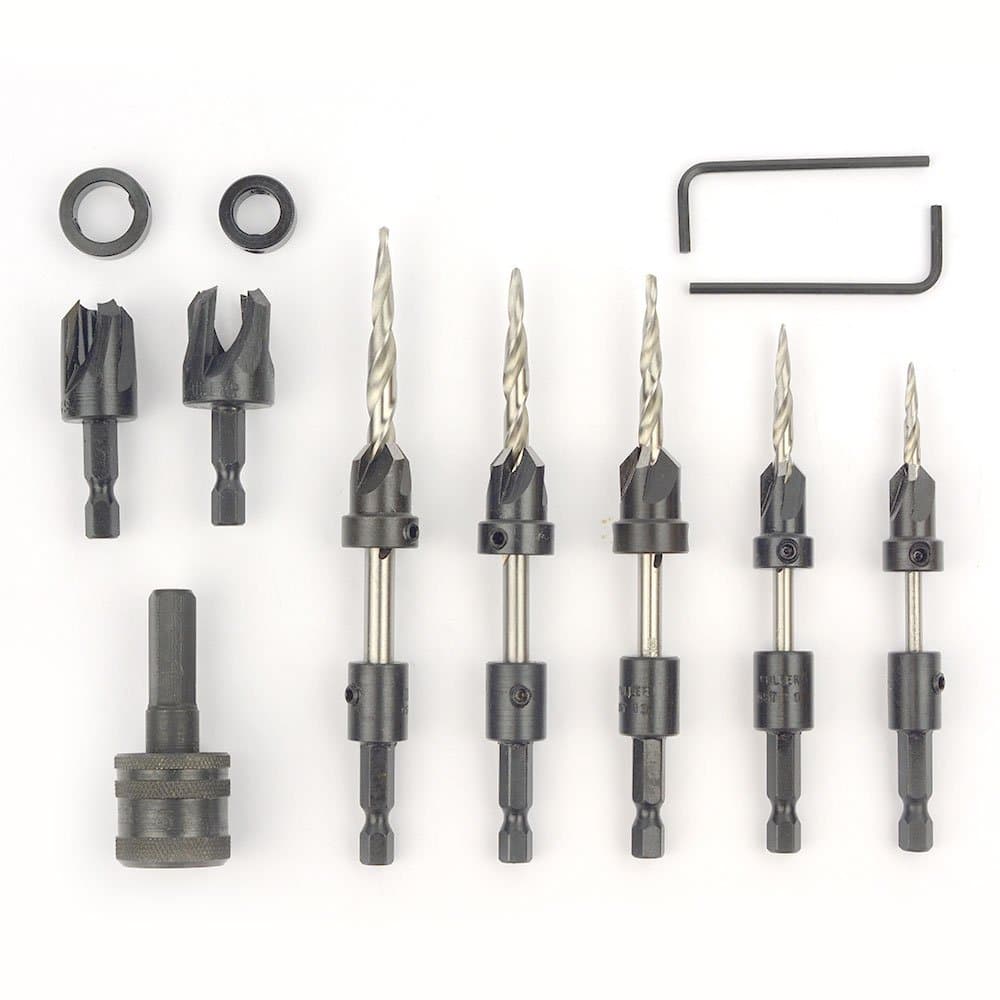 W. L. Fuller 10393011C #11 5-Piece Taper Drill Set