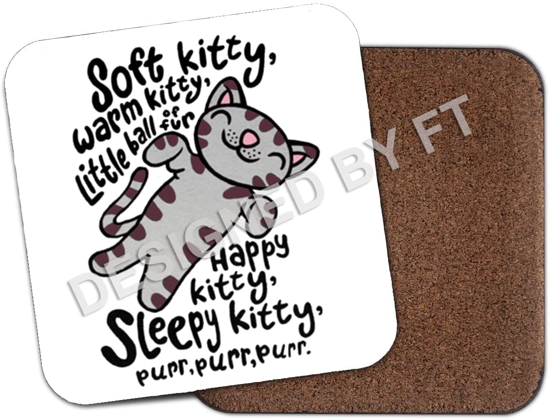 Inspired By Soft Kitty Coaster By FT.
