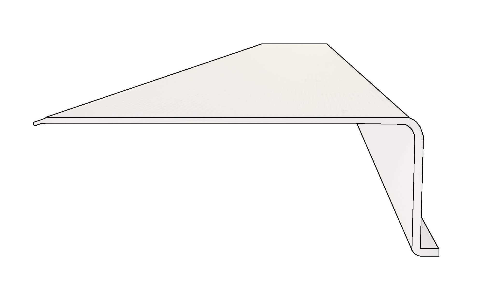 ilumina lighting Ribbed Under Cabinet Acrylic Replacement Lens L-Shape Width 2-3/4 x Height 1" x Length 33 (inches)