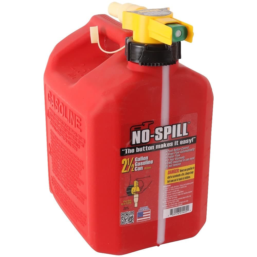 Stens No-Spill 1405 2-1/2-Gallon Poly Gas Can