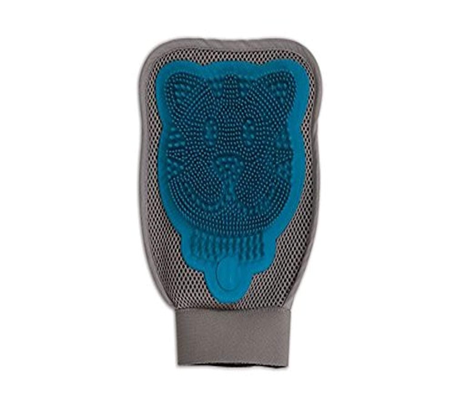 Petmate 89800 Furbuster 3-in-1 Cat Grooming Glove, Vibrant Plum