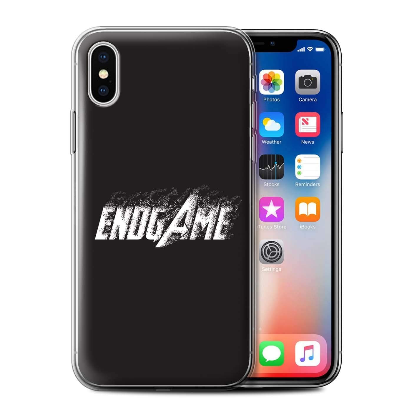 W3Tech Gel TPU Phone Case/Cover for Apple iPhone XS/Dust Vanishing Effect Design/Superhero Movie Quotes Art Collection