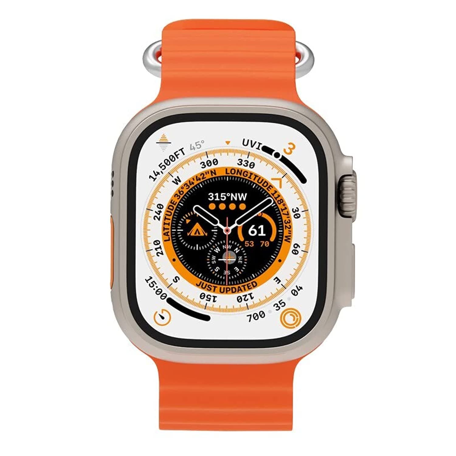 S8 Ultra Max Smartwatch Series 8 S8 Smart Watch Ultra AI Voice Smart Watch 2.0inch Bluetooth Call Wriless Charging Watch 8 Ultra (orange)