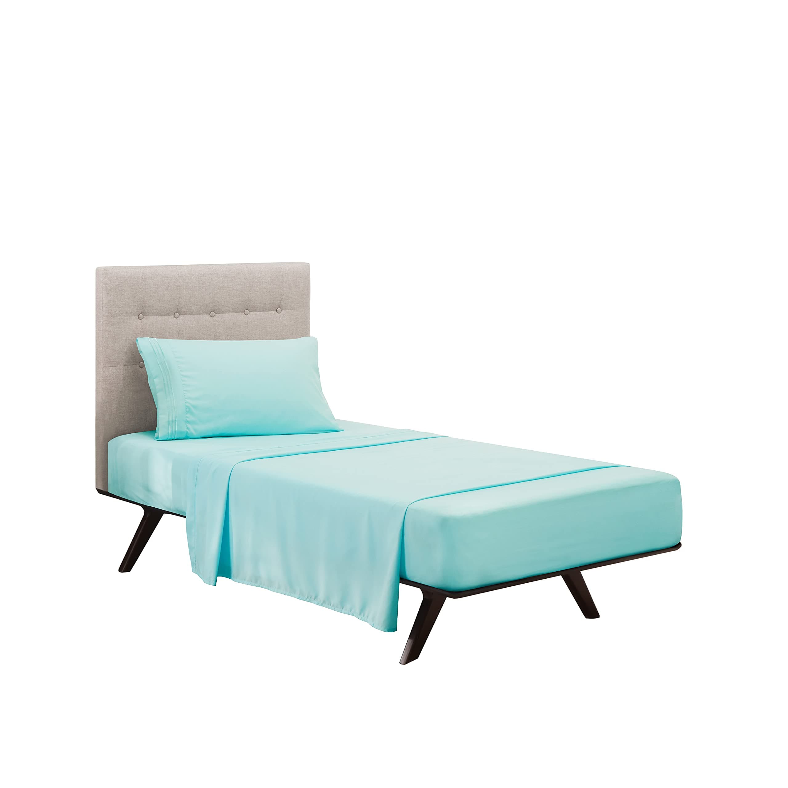 Clara Clark Premier 1800 Collection 3pc Bed Sheet Set- Twin (Single) Size, Li...