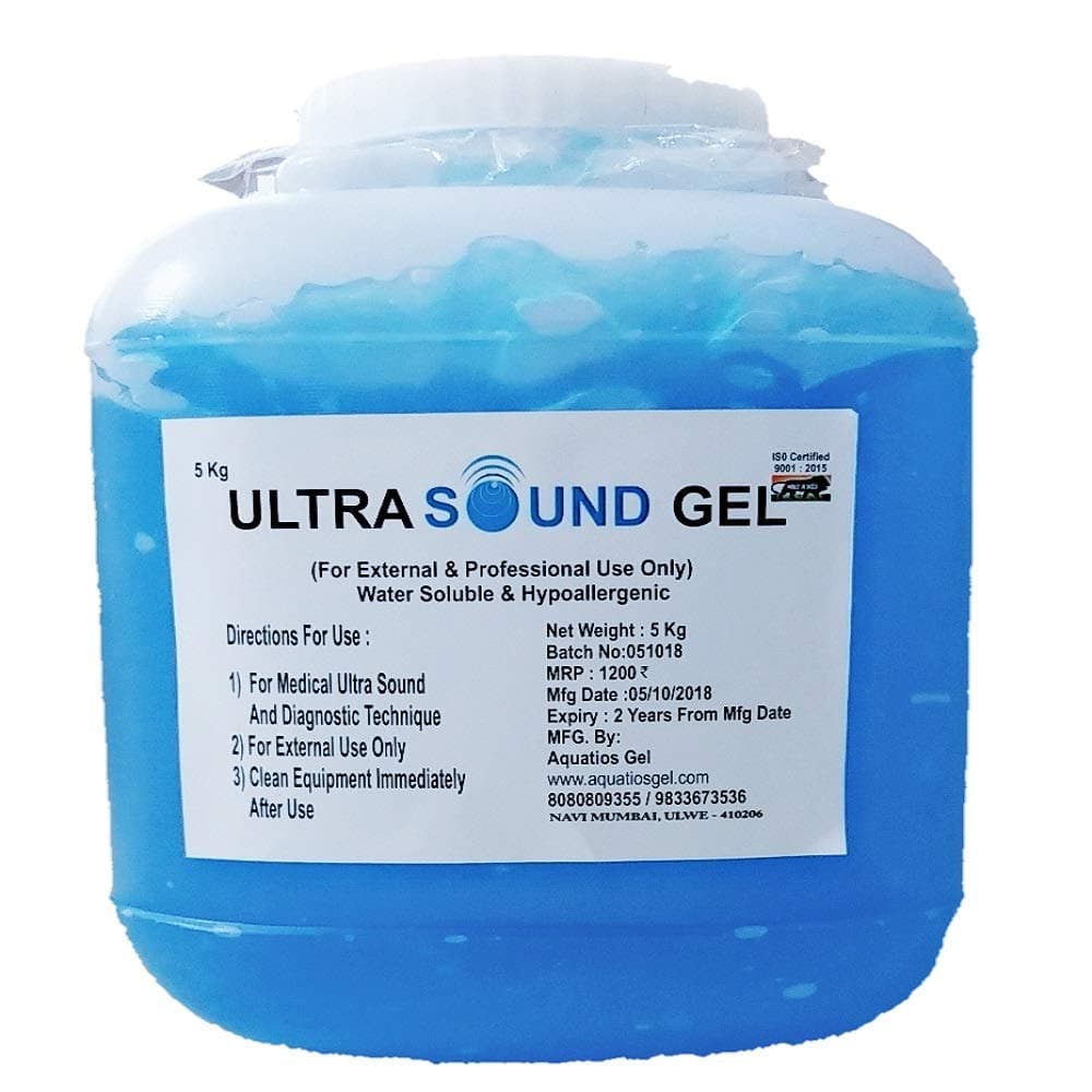 Ultrasound Gel, 5 Kg Jar with 250 ml Usg Gel Bottle
