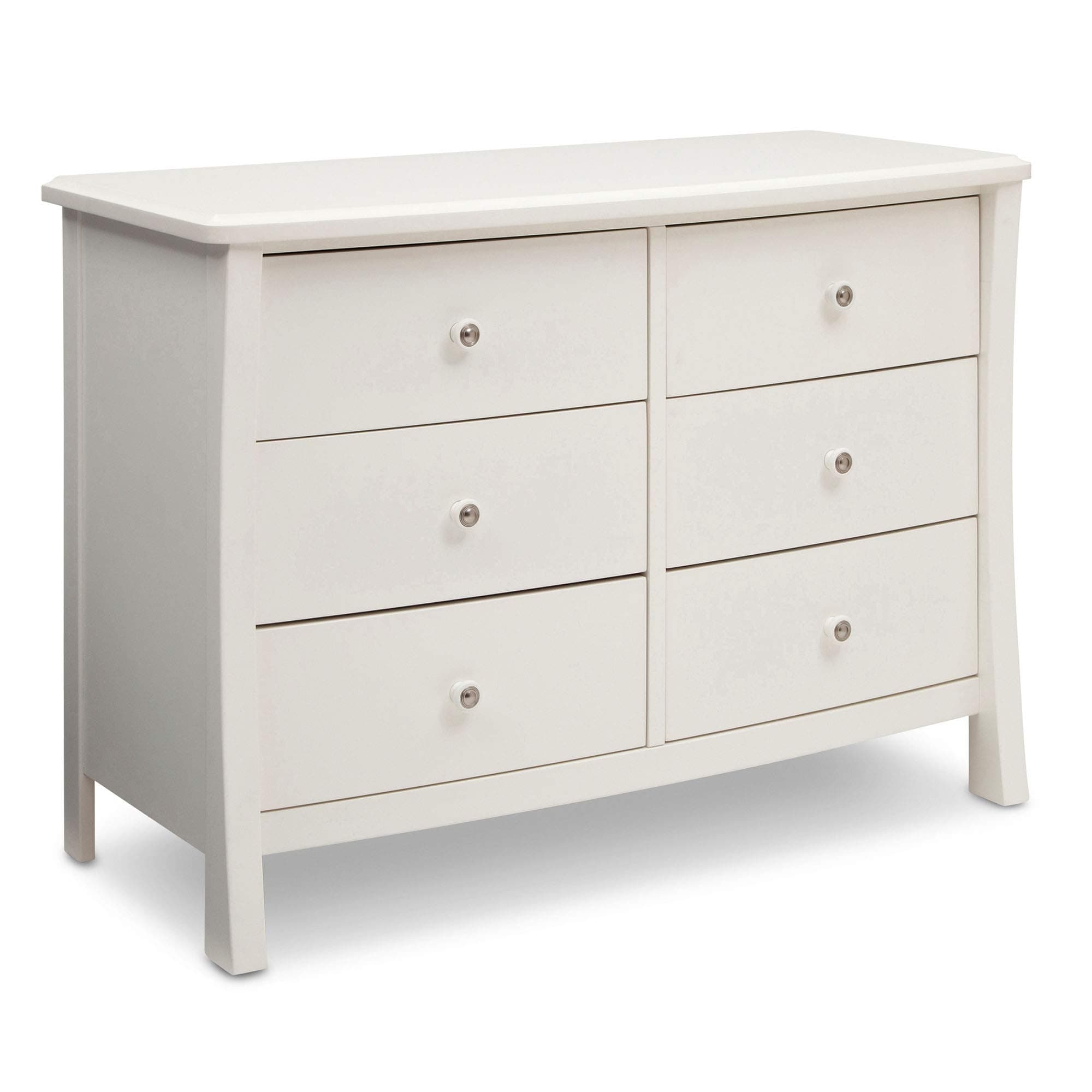 Simmons Kids Slumbertime Madisson 6 Drawer Dresser, White Ambiance