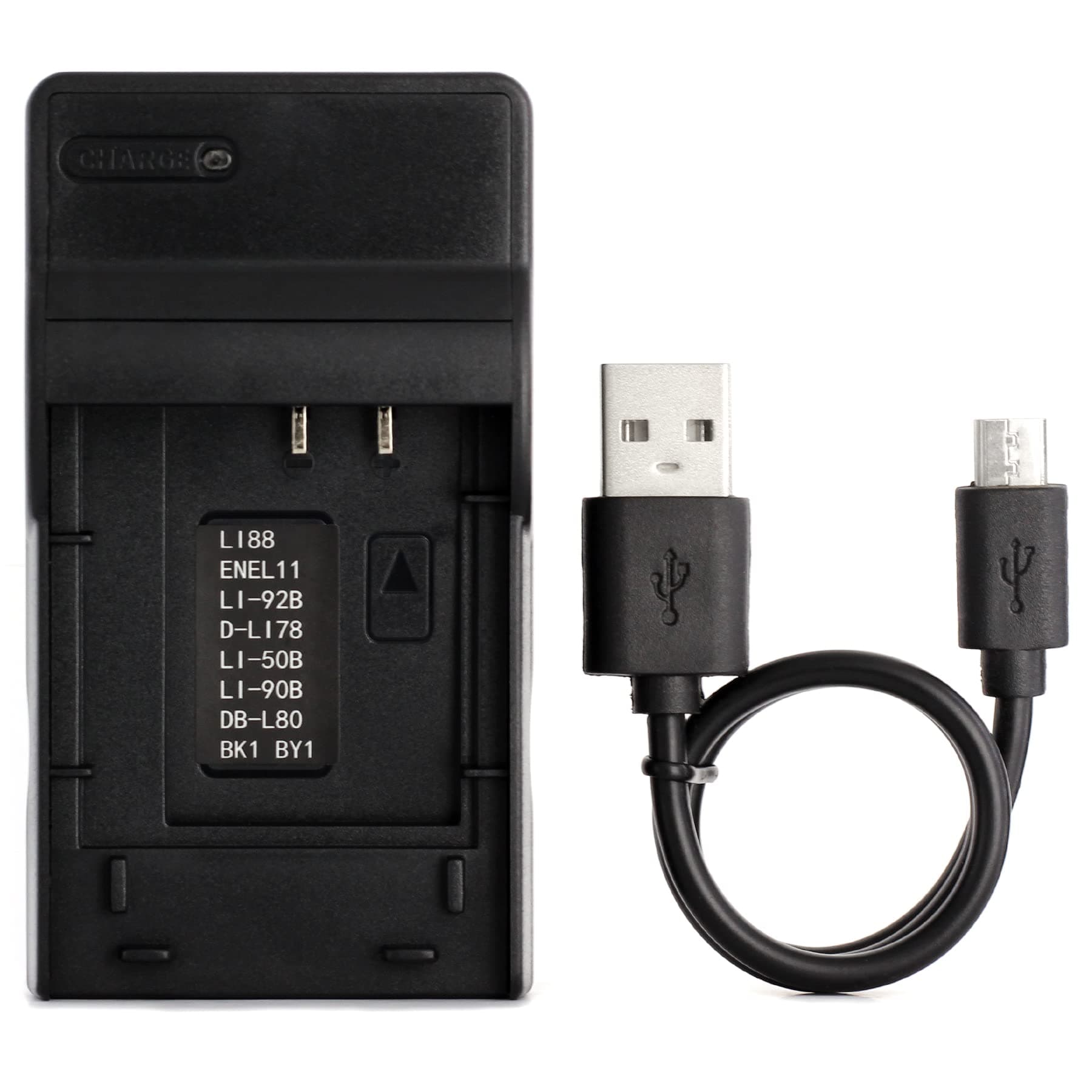 NP-BK1 USB Charger for Sony Cyber-shot DSC-S750, DSC-S780, DSC-S950, DSC-S980, DSC-W180, DSC-W190, DSC-W370, MHS-PM5, Webbie HD, Webbie MHS-PM1 Camera and More