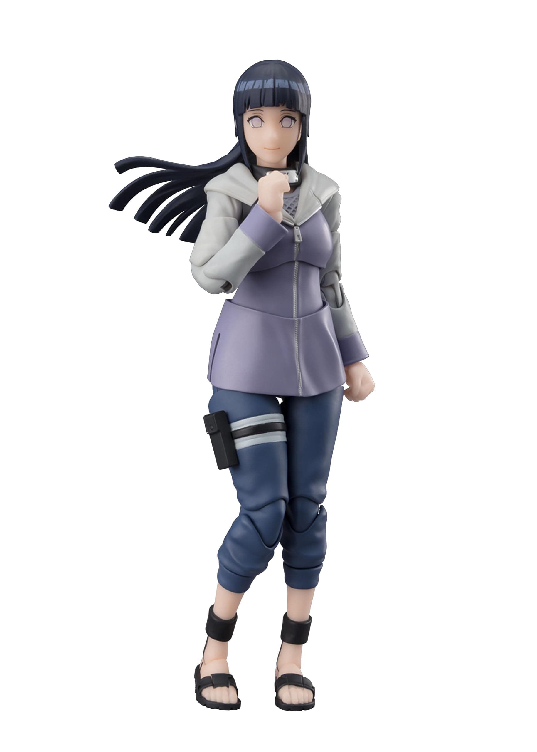 H. Figuarts Naruto Shippuden Hyuga Hinata Noble White Sokai - Approx. 5.3 inches (135 mm), PVC & ABS Pre-Painted Action Figure