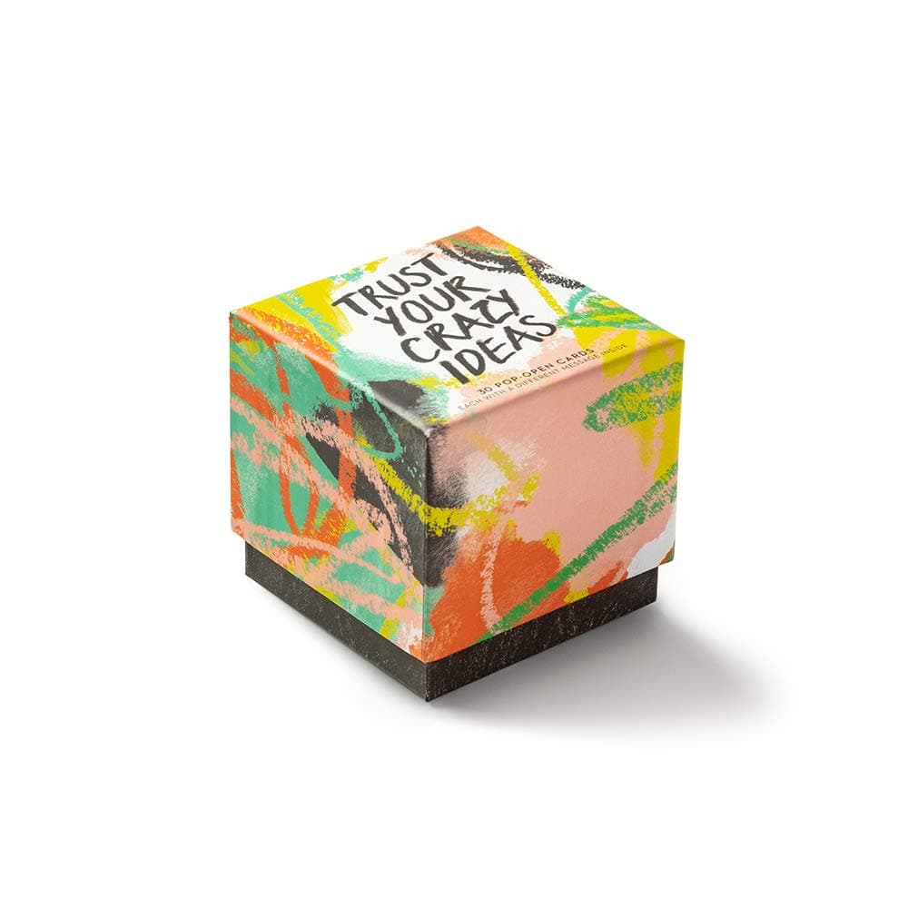 ThoughtFulls Pop-Open Cards by Compendium: Trust Your Crazy Ideas — 30 Pop-Open Cards, Each with a Different Inspiring Message Inside