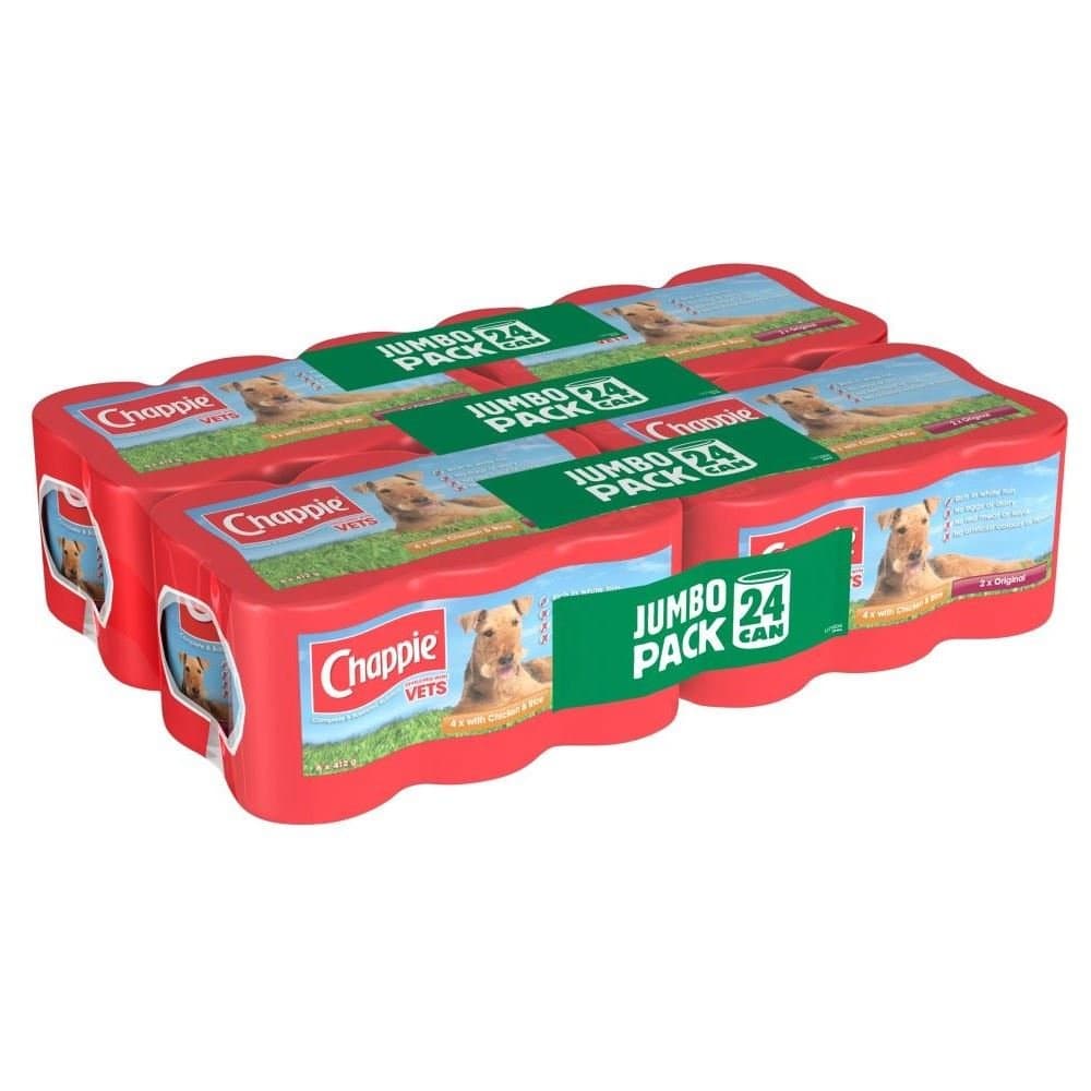 Chappie Dog Food Jumbo Pack (24x412g)