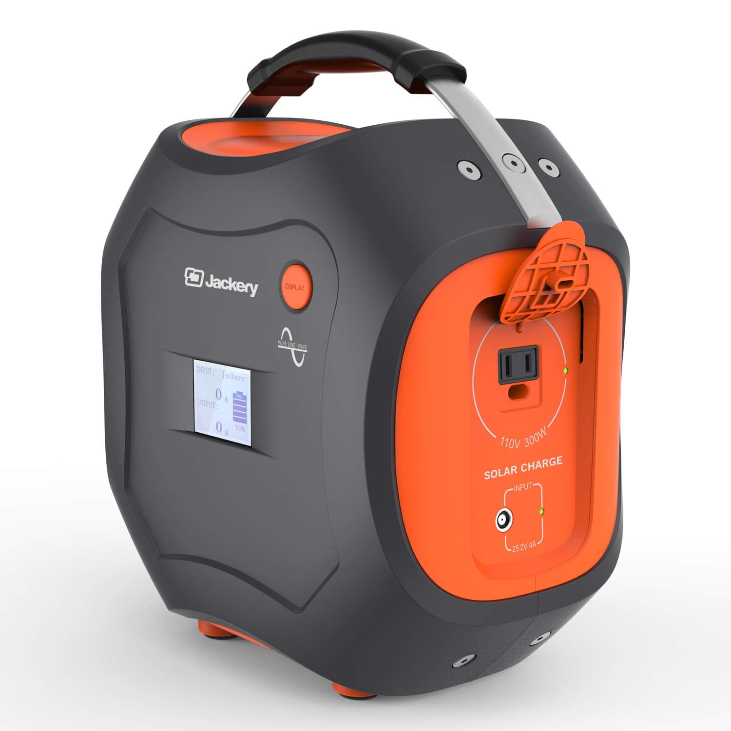 500Wh Portable Generator, Jackery Explorer / Power Pro Rechargeable Lithium Battery Pack Quiet Generator with 110V / 300W AC Outlet, 12V Car, USB Output Clean Off-grid Emergency Power Pack for Camping