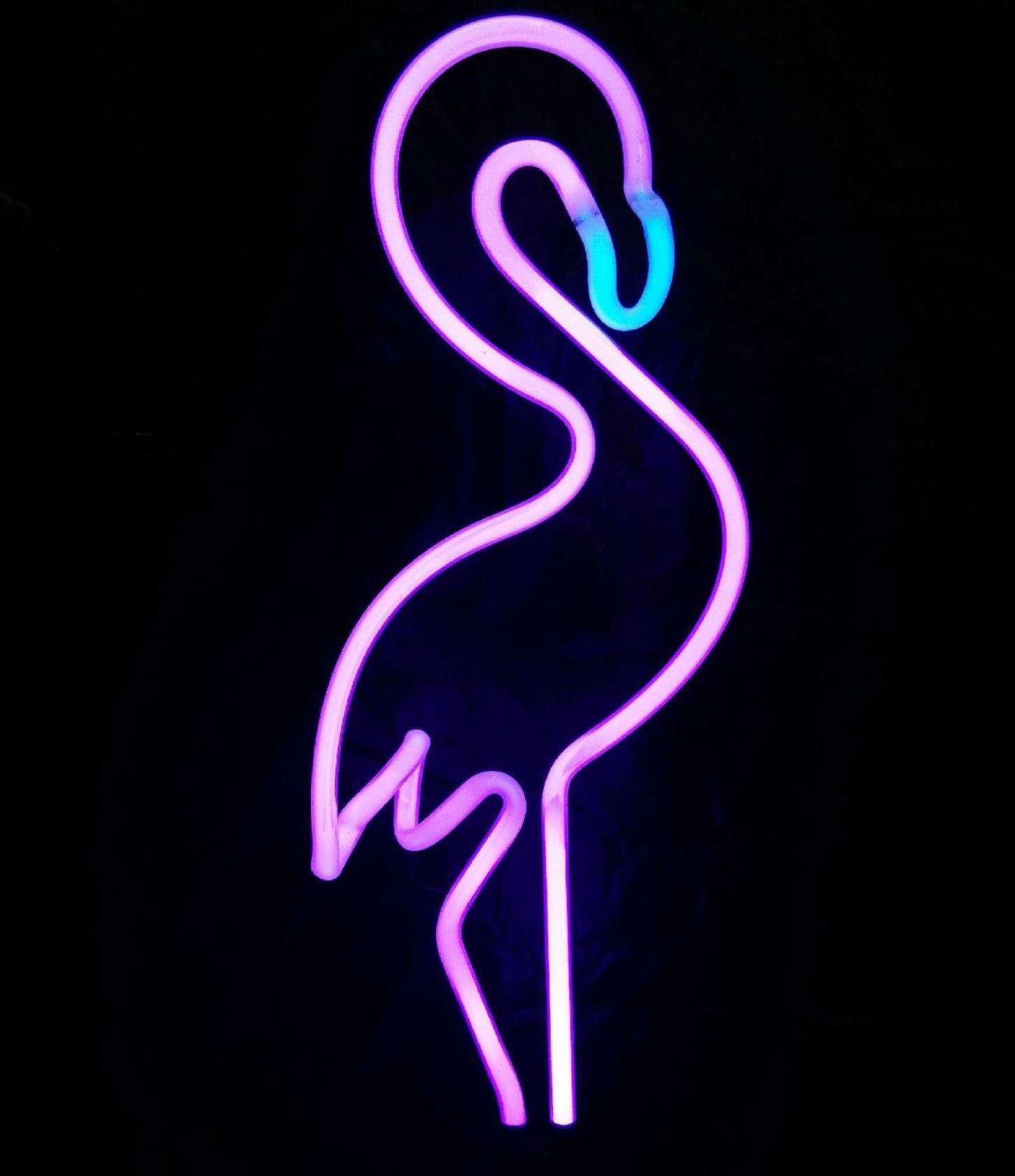 Neon Flamingo Light
