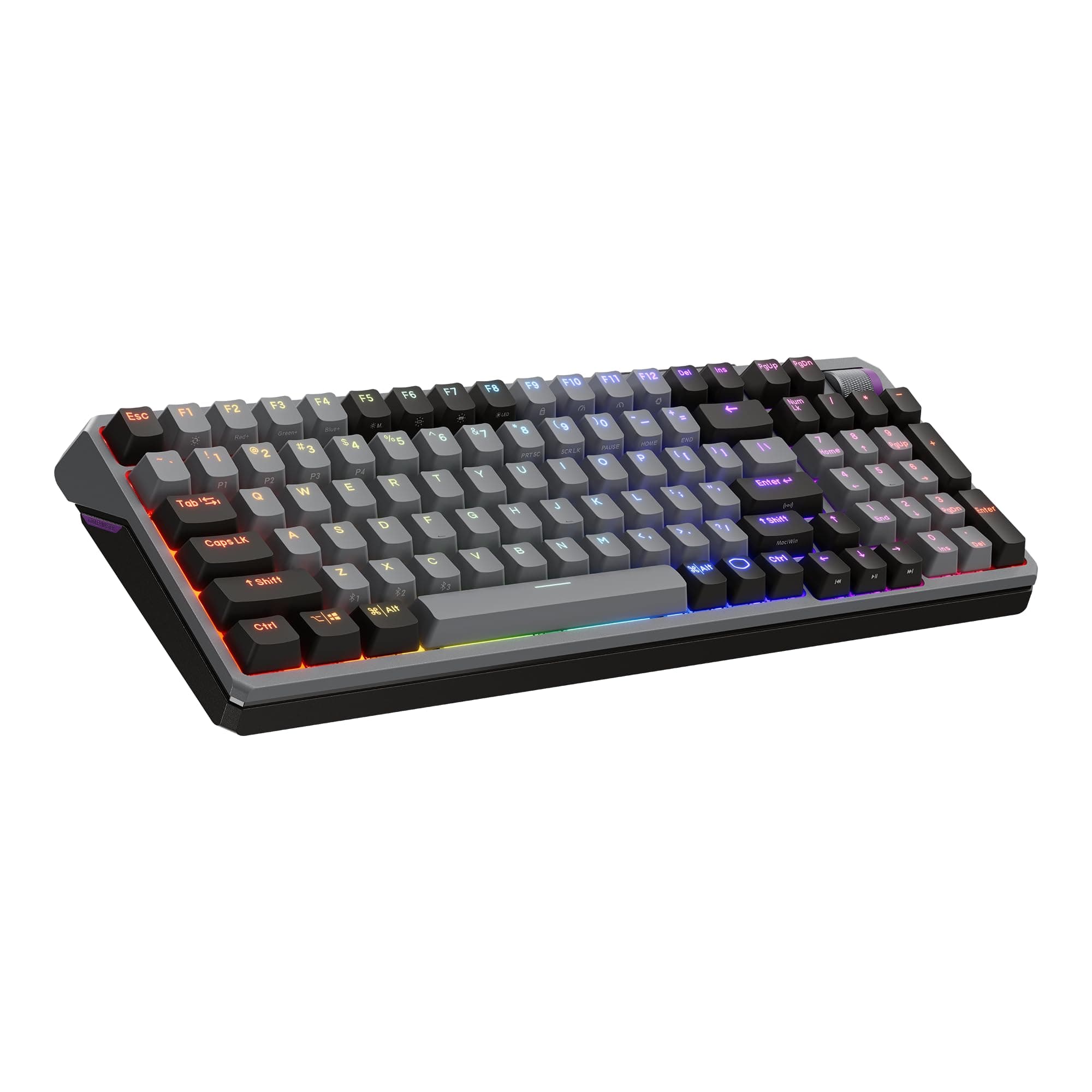 Cooler Master MK770 Wireless RGB Mechanical Gaming Keyboard Kailh Box V2 Soft Click Switch Joint Structure Hot Swap Bluetooth 2.4GHz Touch Dial
