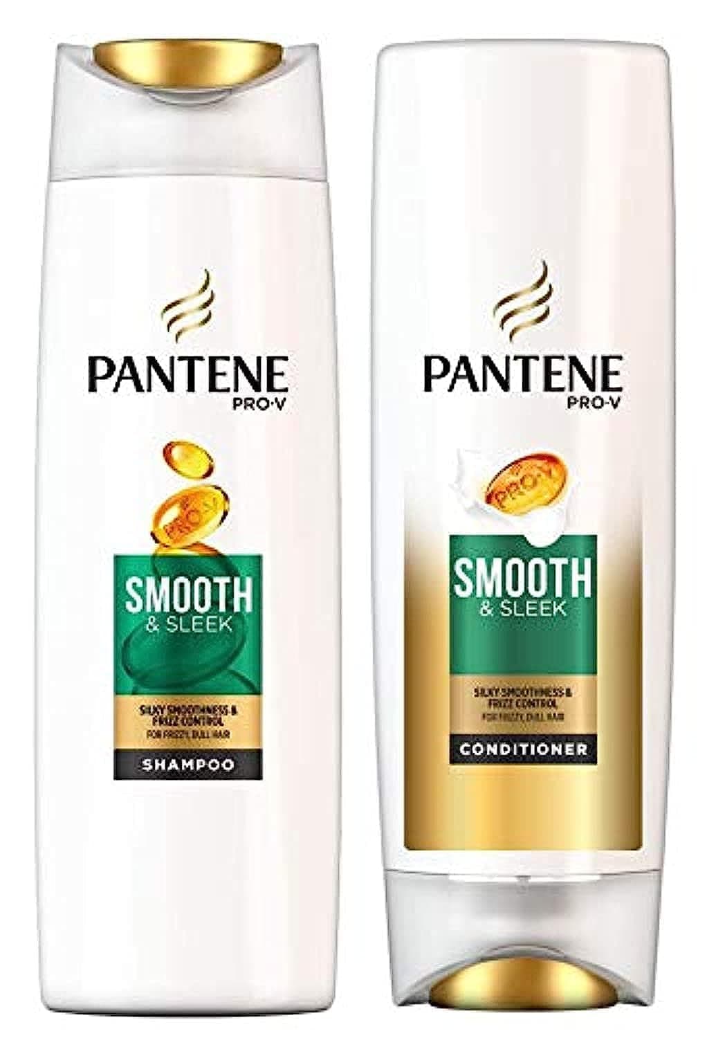 Pro-V Smooth & Sleek Shampoo & Conditioner Set, 500ml and 350ml