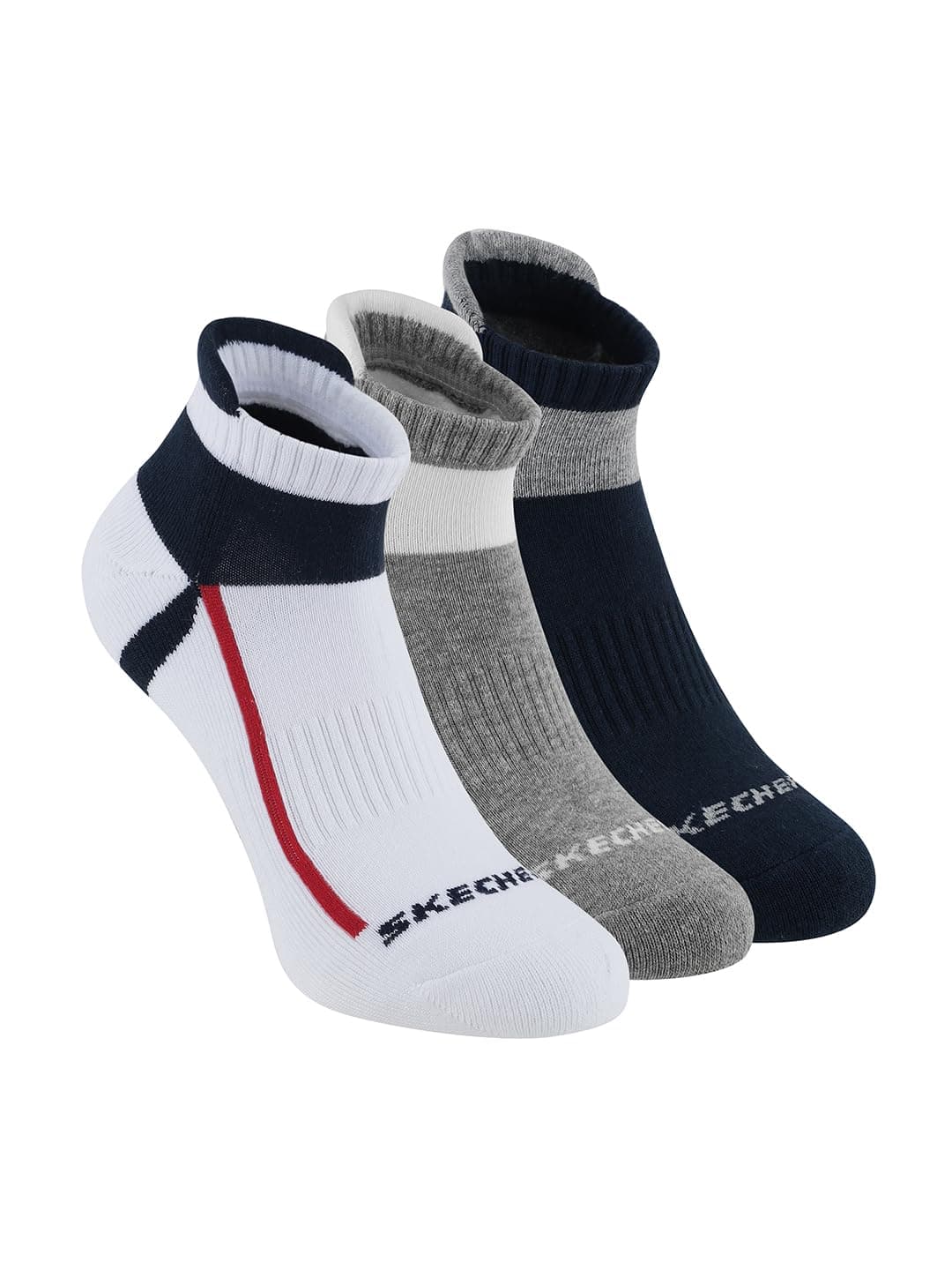 Mens Cotton 3Pk Half Terry Ankle Length Socks