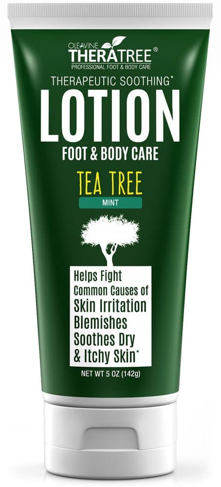 Tea Tree Oil Lotion with Neem Oil for Foot & Body - Helps Soothe Skin Irritation and Fight Body Odor TheraTree