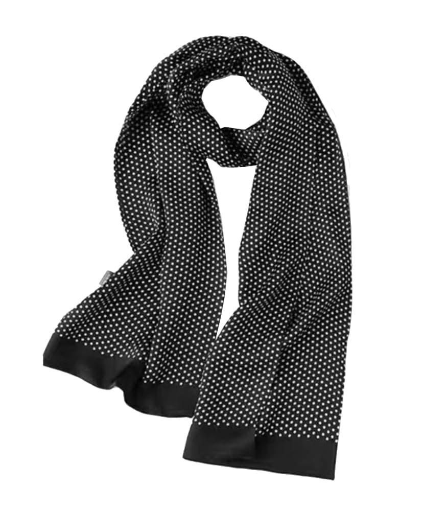 100% Silk Oblong Scarf for Men 61”*10.2” Double-Sided Thin Long Shawls for Head and Neck with Gift Packed