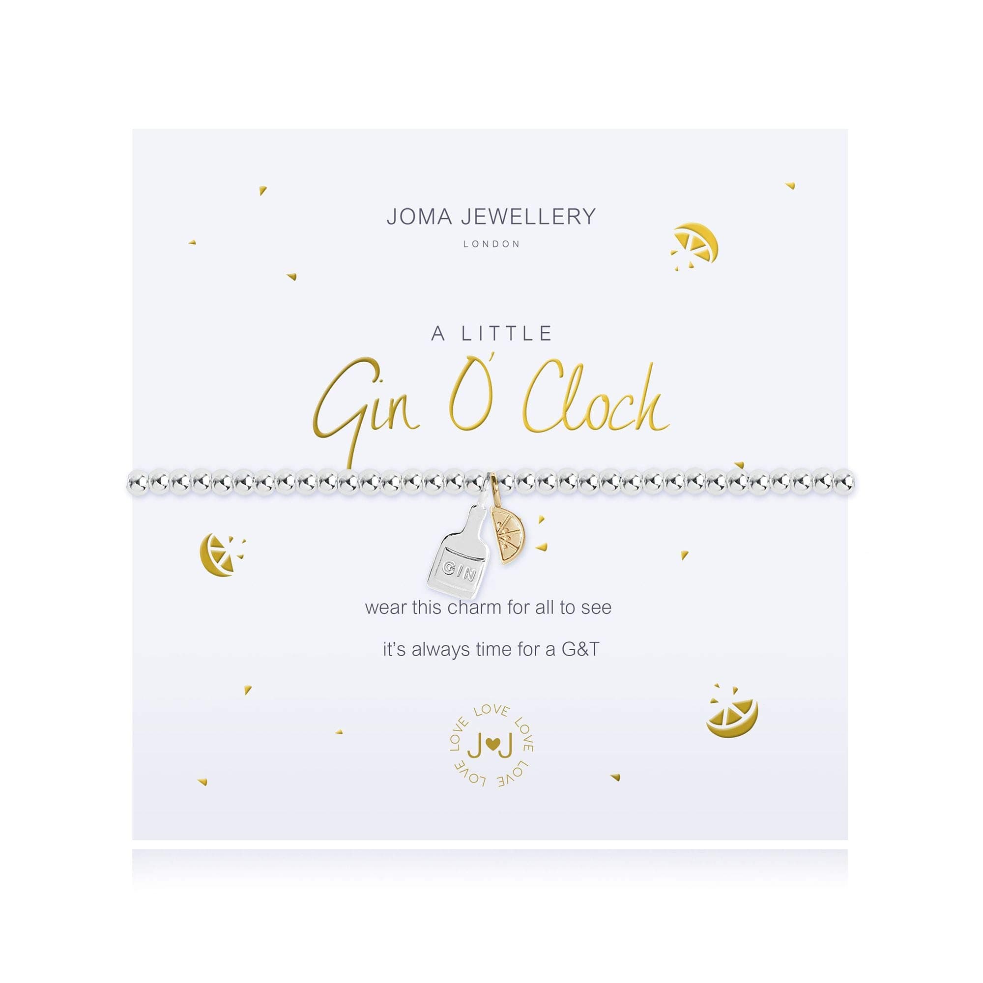 Joma Jewellery a Little Gin O'Clock Bracelet