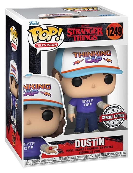 Funko Pop! Tv: Stranger Things Season 4- DUStin Hellfire With Die (Exc) - 62392