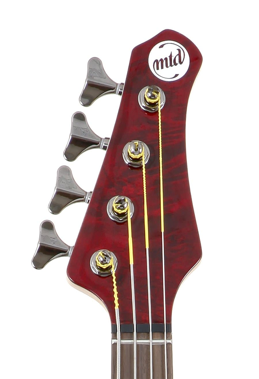 MTD Kingston "The Z" Bass Guitar (4 String, Rosewood/Transparent Cherry)