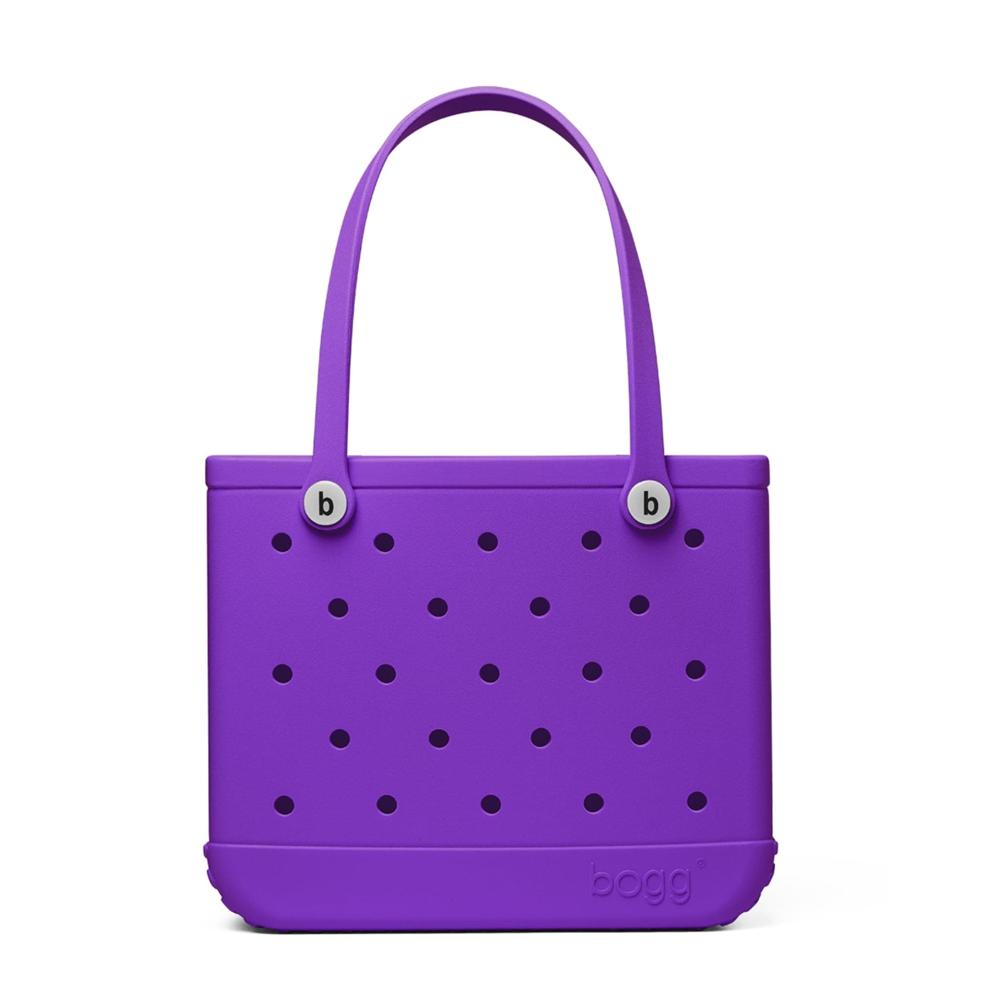 BOGG BAG - Medium Tote Bag - Houston We Have a Purple - 15in L x 5in W x 12.5in H - Lightweight, Washable, Durable - All Purpose EVA - for Beach, Pool, Boat, Work, Sports