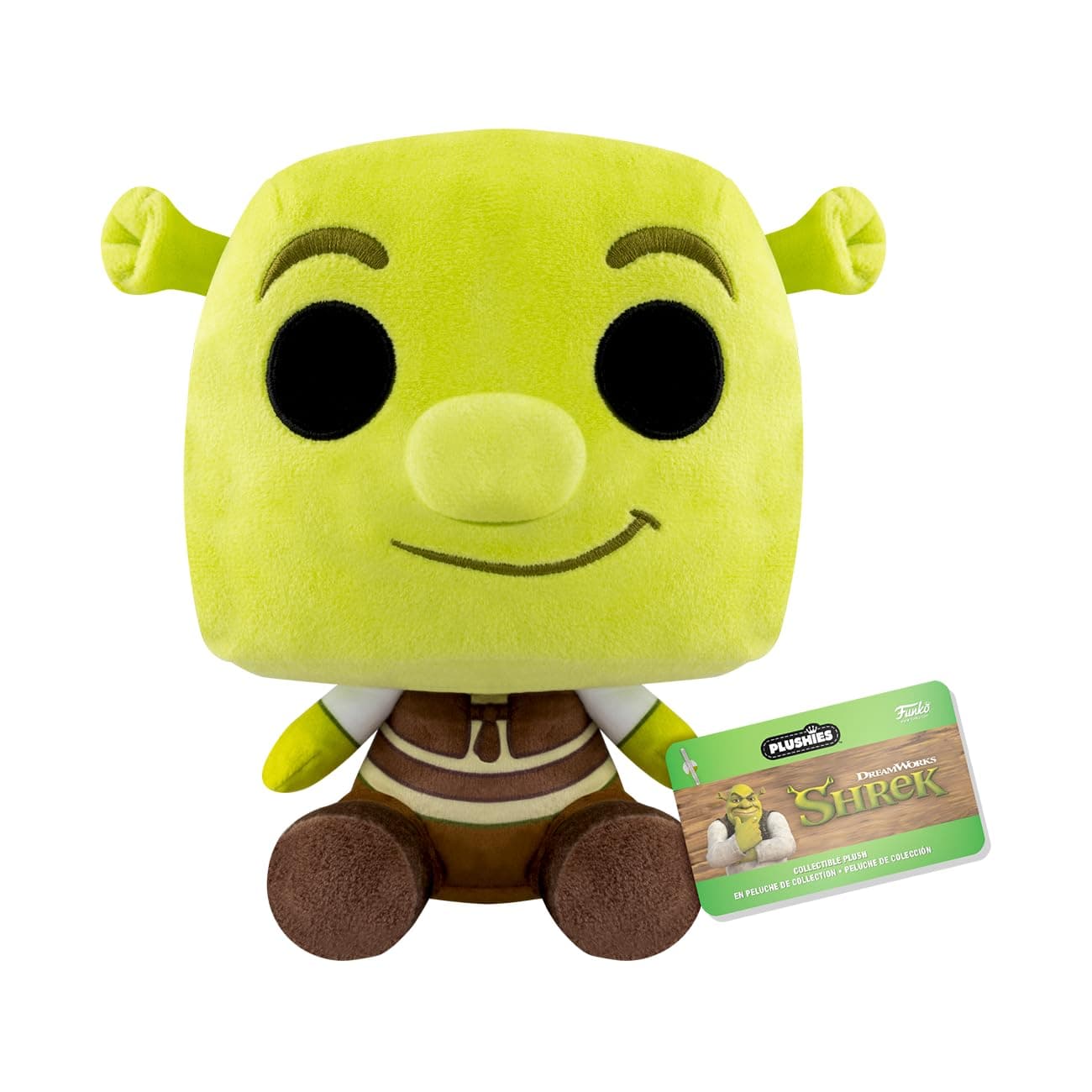 Funko Pop! Plush: Shrek - Shrek - Collectible Plush Toy - Official Merchandise for Children and Adults - Ideal for Movies Fan, Girlfriend and Boyfriend