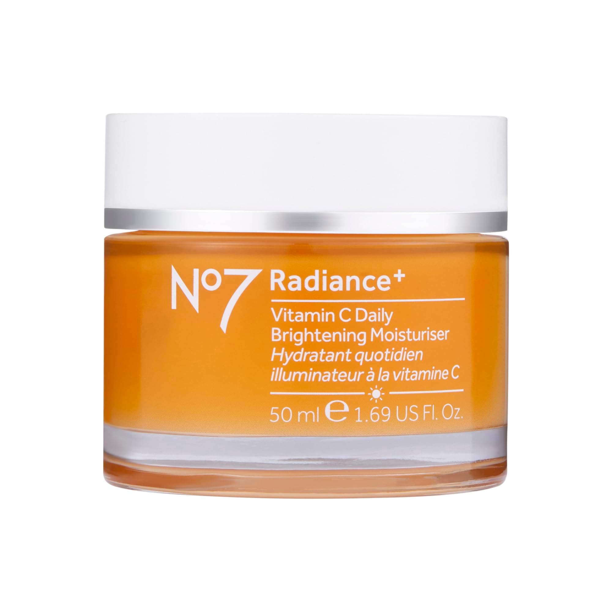 No7 - Brightening Moisturizing Face Cream with Vitamin C Radiance+ FastAbs Skin Nourishing Moisturizer