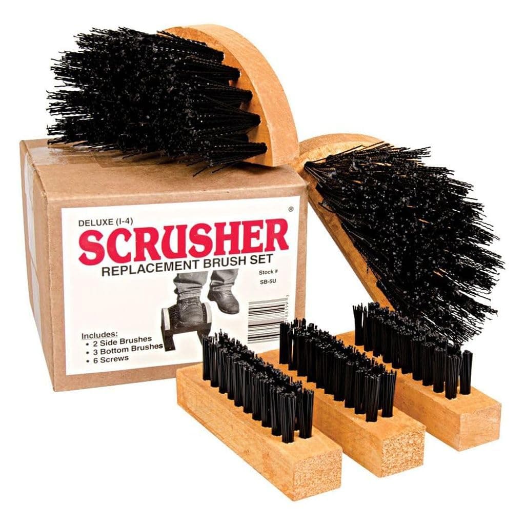 Scrusher Deluxe Boot Cleaner SB5U Replacement Brush Set - 5 Piece Set