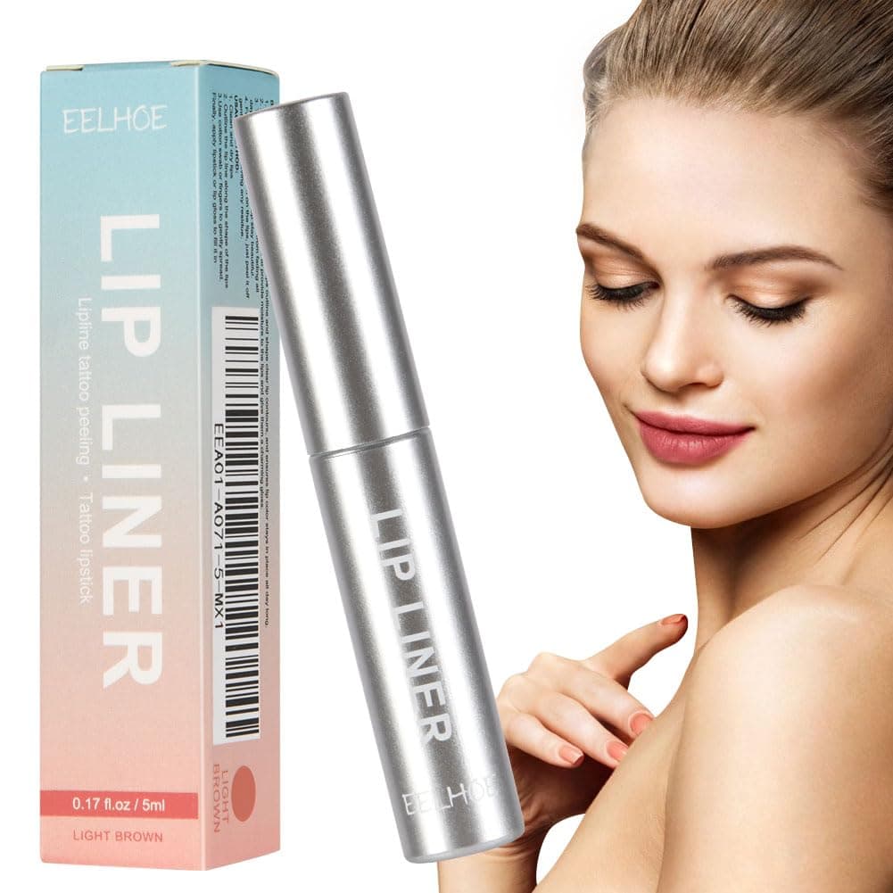 LOPHE Peel Off Lip Stain, Lip Liner Tattoo with Matte Finish, Long-Lasting Lip Stain for Peeling, Waterproof, Long-Lasting, 5 ml, Red Wine